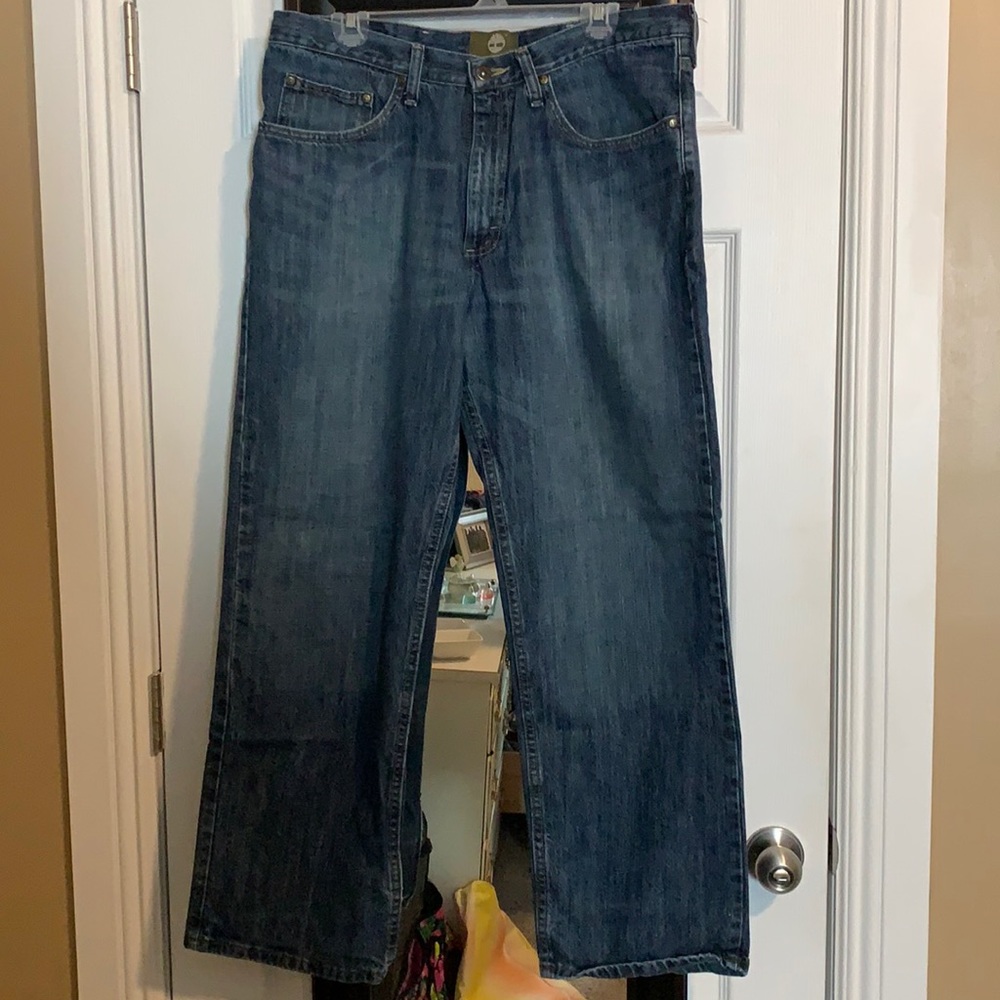 Timberland Medium Wash Relaxed Fit Jeans